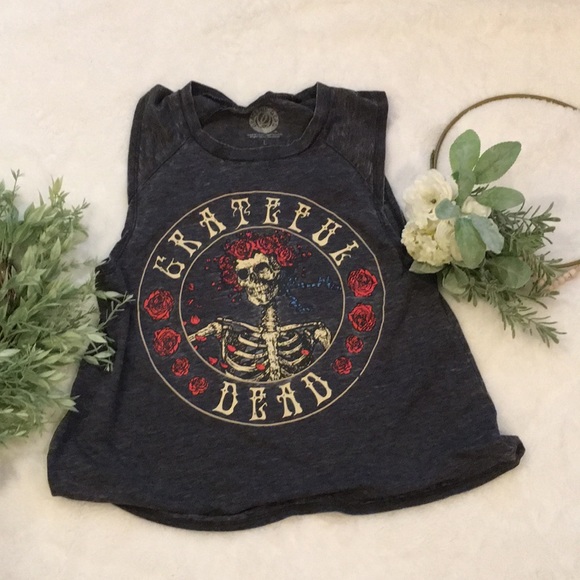Tops - Grateful Dead Concert Crop T-Shirt NWT